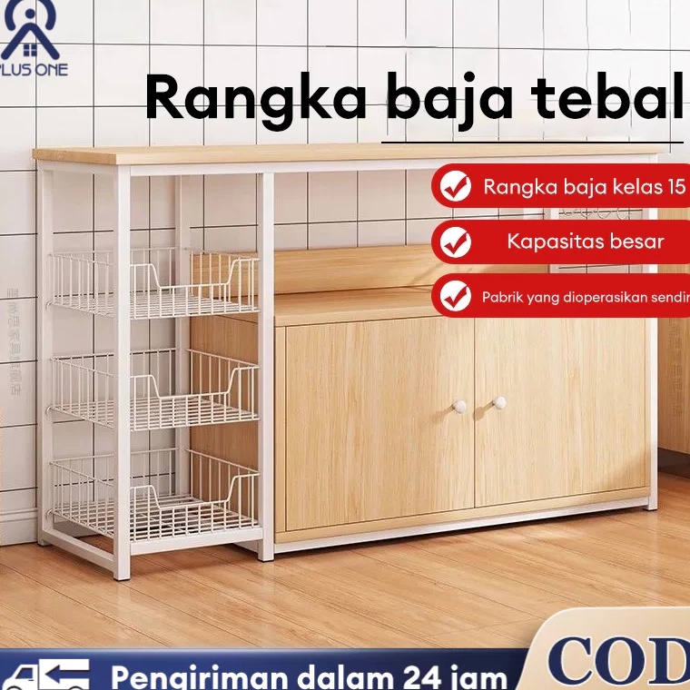 Jual Banyak Dipakai Lemari Dapur Serbaguna Rak Dapur Meja Dapur Rak