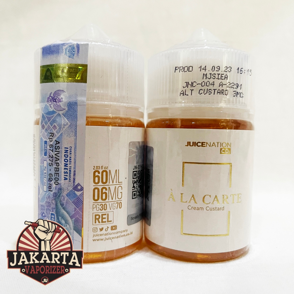 Jual Ala Carte Cream Custard Ml Mg Mg By Juicenation Shopee Indonesia