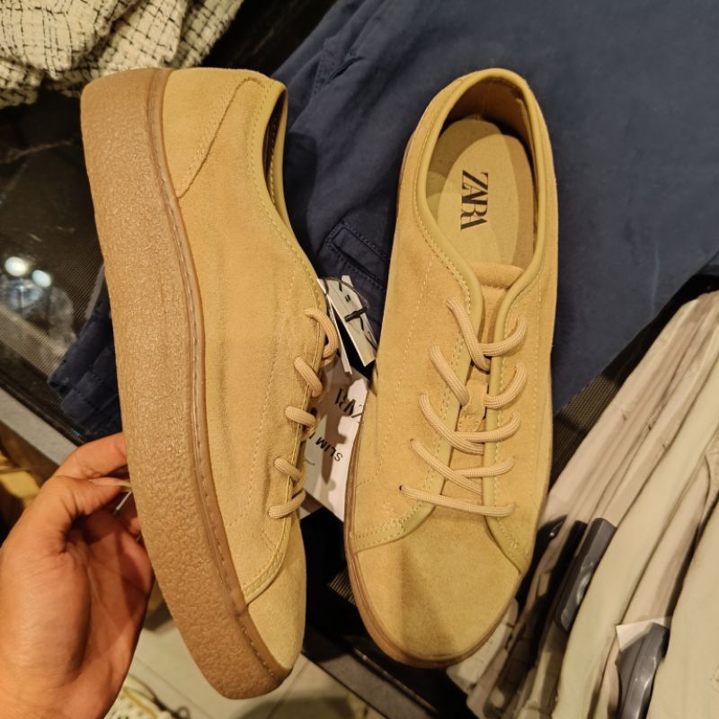 Jual Shoes Sneakers Suede ZARA MAN Jastip Jasa Titip Shopee Indonesia