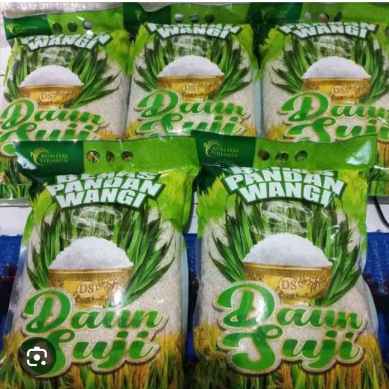 Jual Beras Pandan Wangi Daun Suji Kg Isi Shopee Indonesia