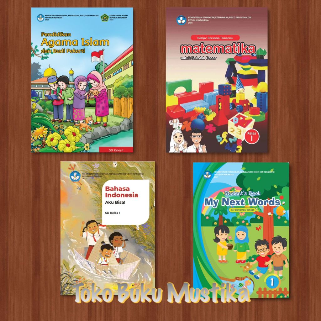 Jual Paket Lengkap Buku KUMER SD Kelas 1 PAI My Next Words B