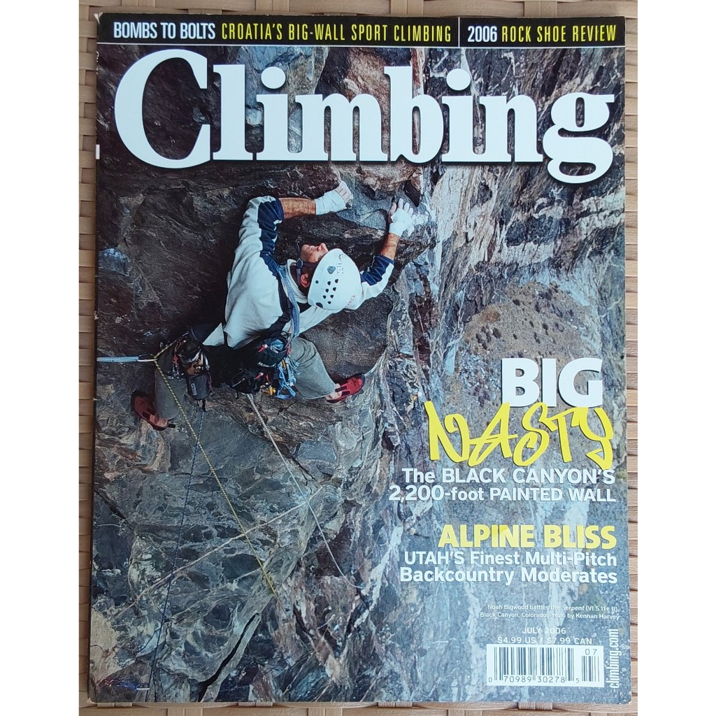 Jual USA Edition Climbing Magazine Majalah July 2006 English Buku