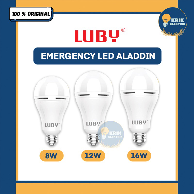 Jual Lampu Led Emergency Luby Aladdin 16 Watt Shopee Indonesia