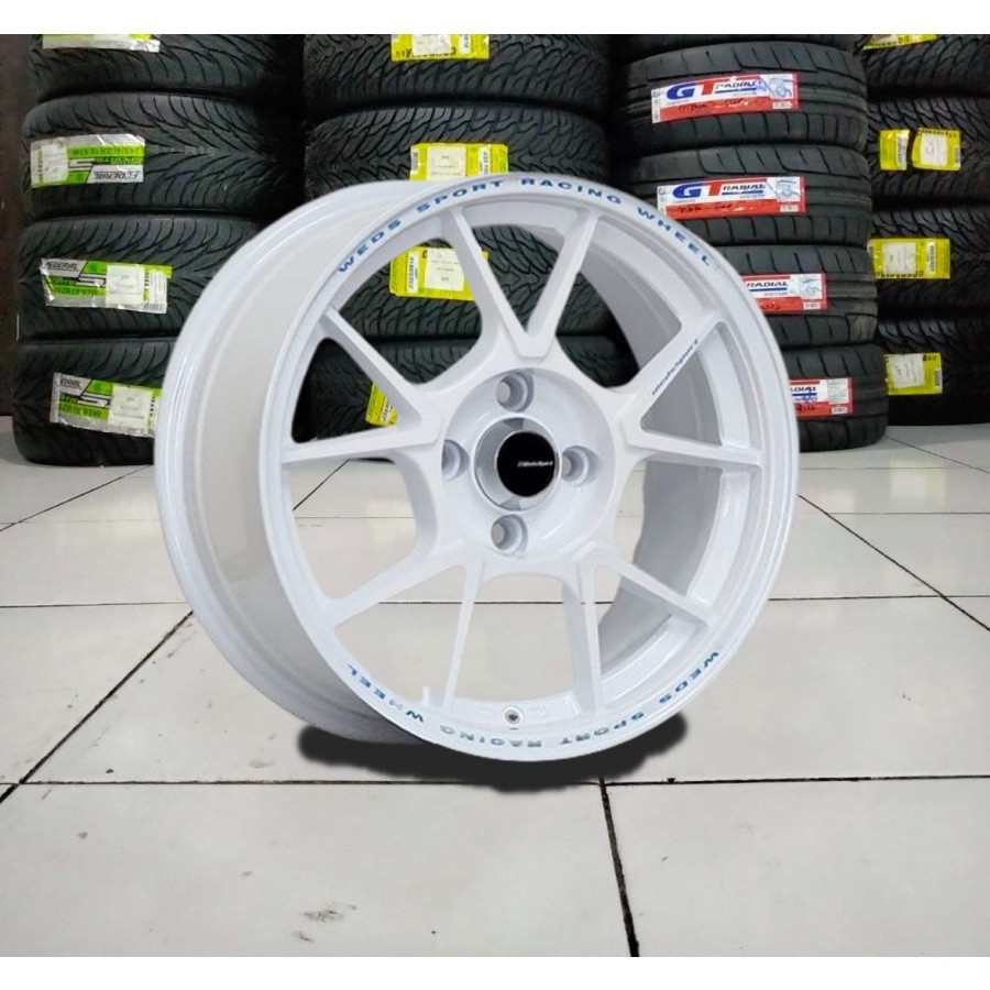 Jual Velg Wedssport TC005 Ring 15 Pcd 4x100 Velg Mobil Racing R15 Murah