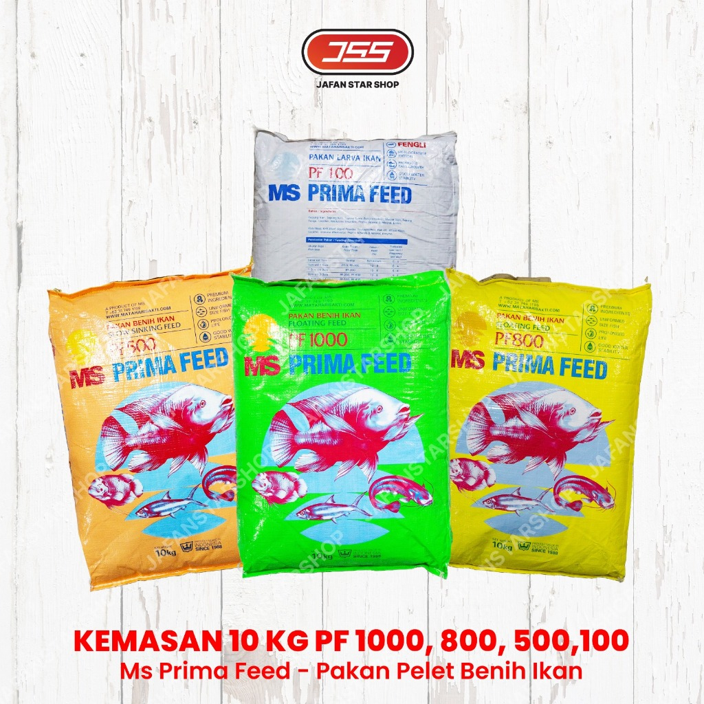 Jual Pelet Ikan 10 Kg Pakan Benih PF 100 PF 500 PF 800 PF 1 000