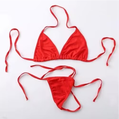 Jual Dezenna Bra Set Wanita Tali G Sting Sexy Bikini Polos Hot 5B026