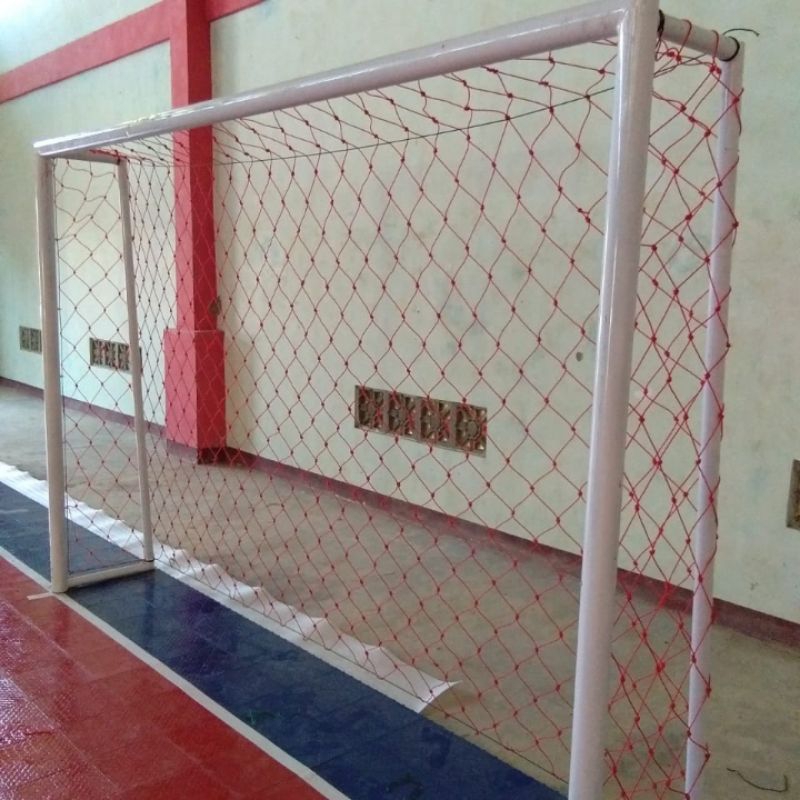 Jual Jaring Gawang Futsal Satu Set Siap Pakai Ukuran Pxl X Tali