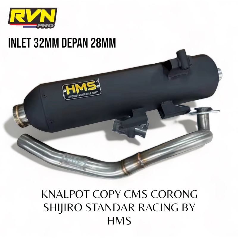 Jual KNALPOT HMS PREMIUM COPY CMS VARIO 150 125 160 NEW BEAT SCOOPY FI