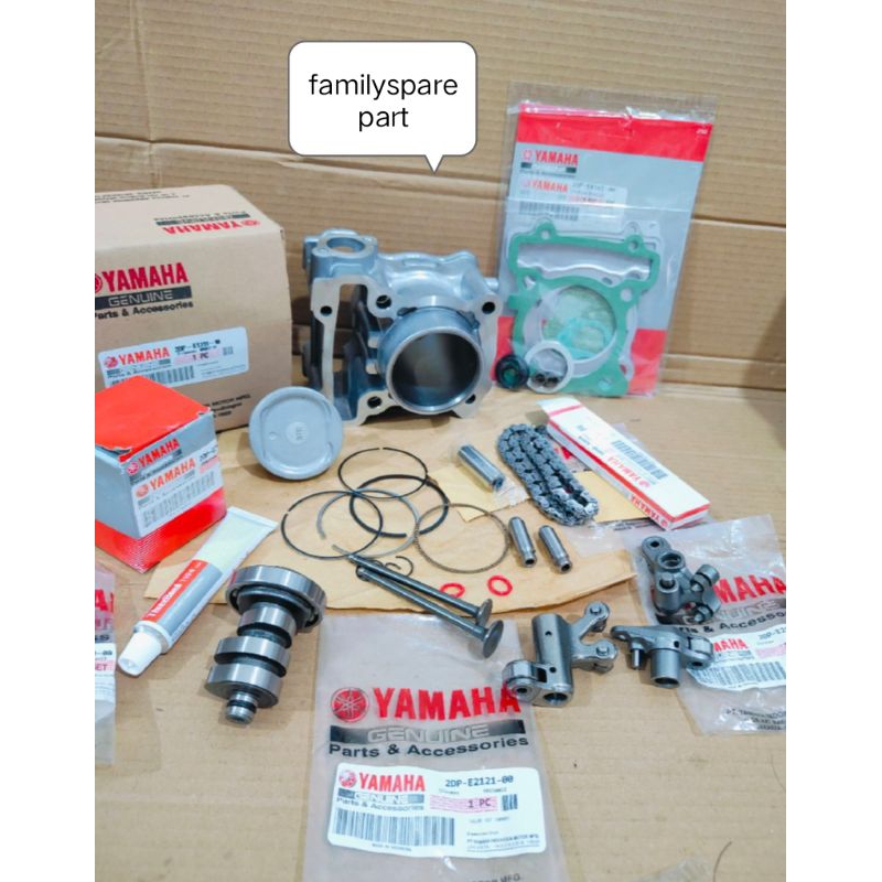 Jual BLOK SEHER PAKET KOMPLIT 2DP YAMAHA NMAX 155 AEROX 155CC Shopee