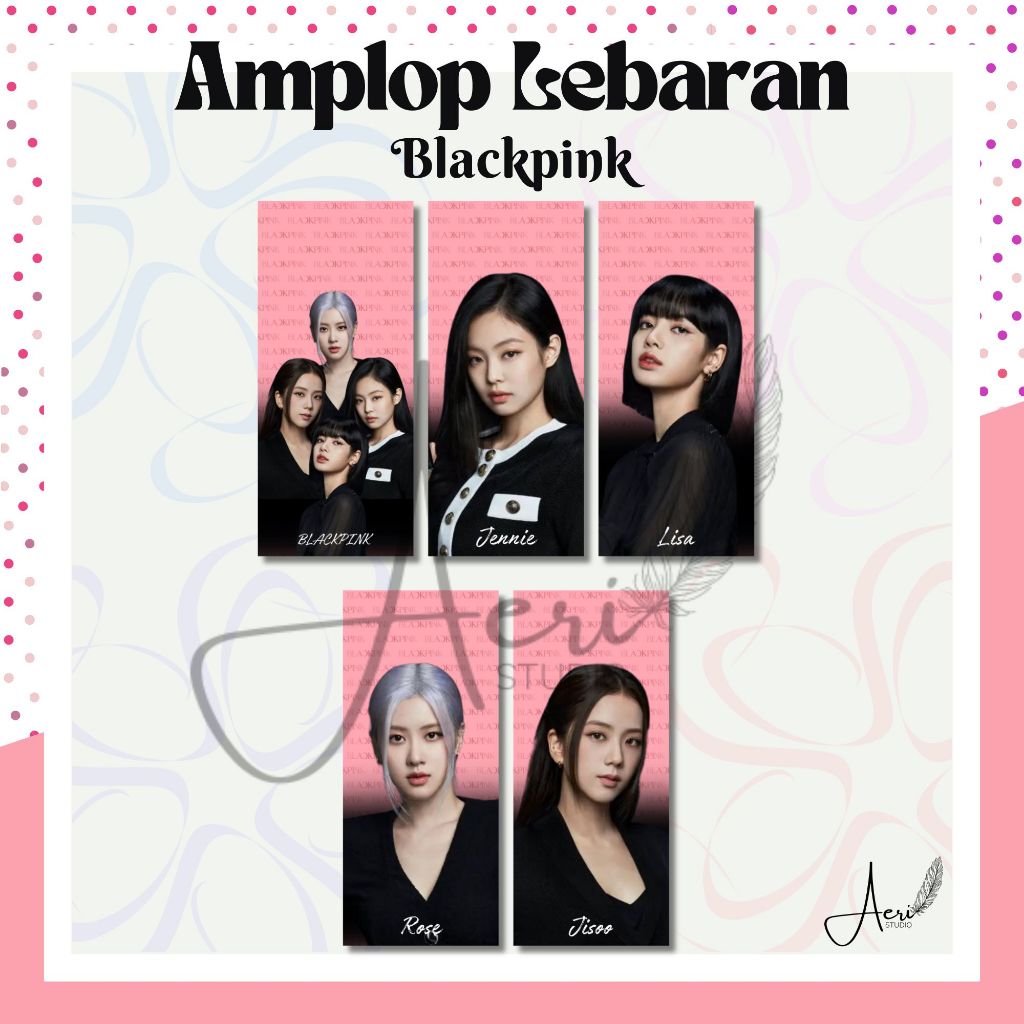 Jual Amplop Lebaran Panjang K Pop Blackpink Edition Shopee Indonesia