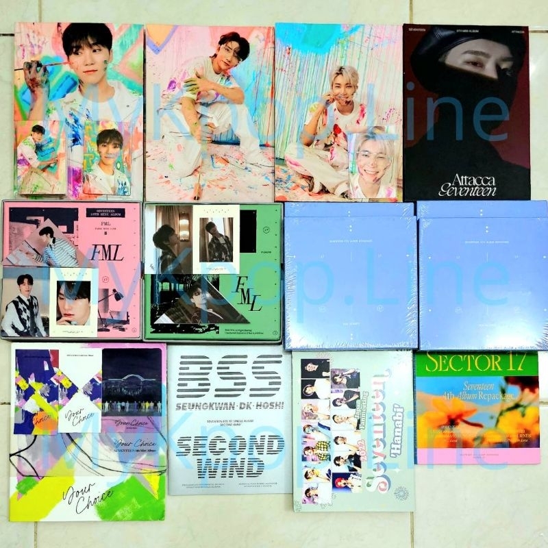 Jual Album Seventeen FTS Attacca Sector17 Your Choice Photobook Hanabi