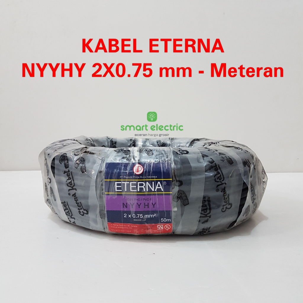 Jual Kabel Listrik Eterna Serabut Nyyhy X Mm Meteran Tembaga Murni