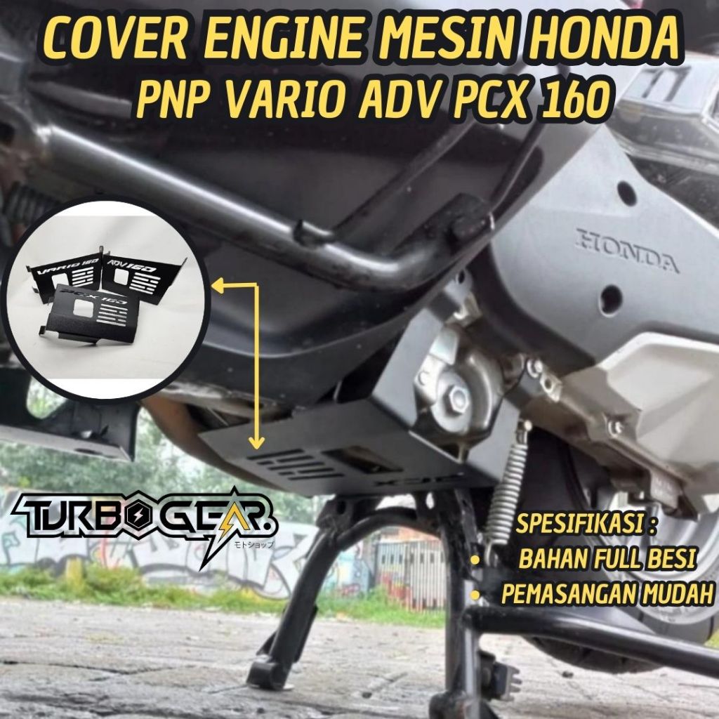 Jual Tutup Cover Engine Pelindung Bawah Mesin Motor Honda Pcx Vario