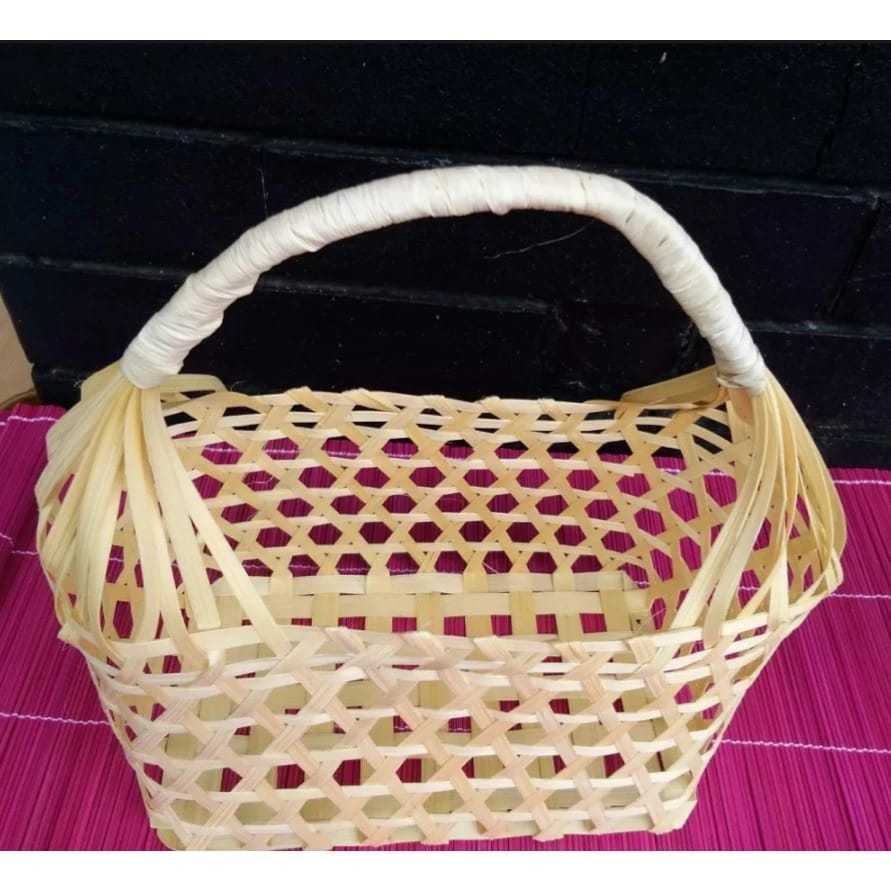 Jual Hampers Rotan Anyaman Bambu Keranjang Parcel Souvenir Snack