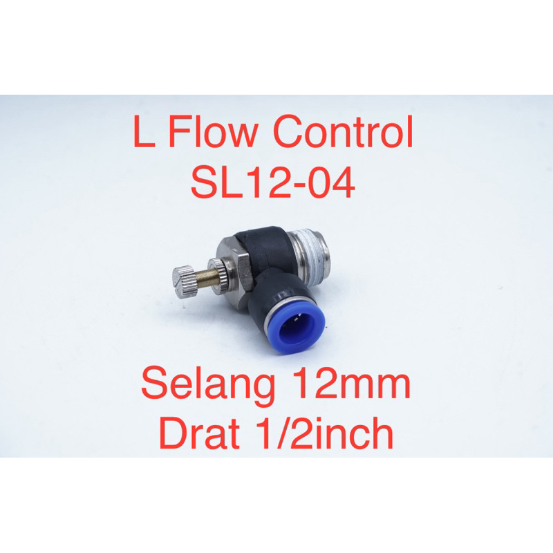 Jual Sl Elbow Fitting L Flow Control Speed Valve Selang Mm Drat