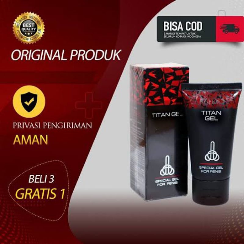 Jual Resmi Titan Gel Red Rusia Asli Original Obat Pembesar Alat Vital