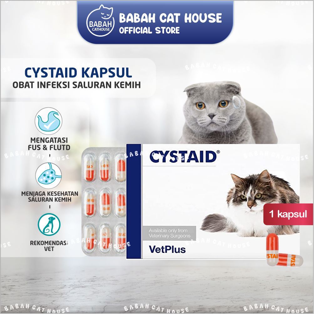 Jual Cystaid Plus Cat Urinary Obat Kucing Infeksi Saluran Kemih Kencing