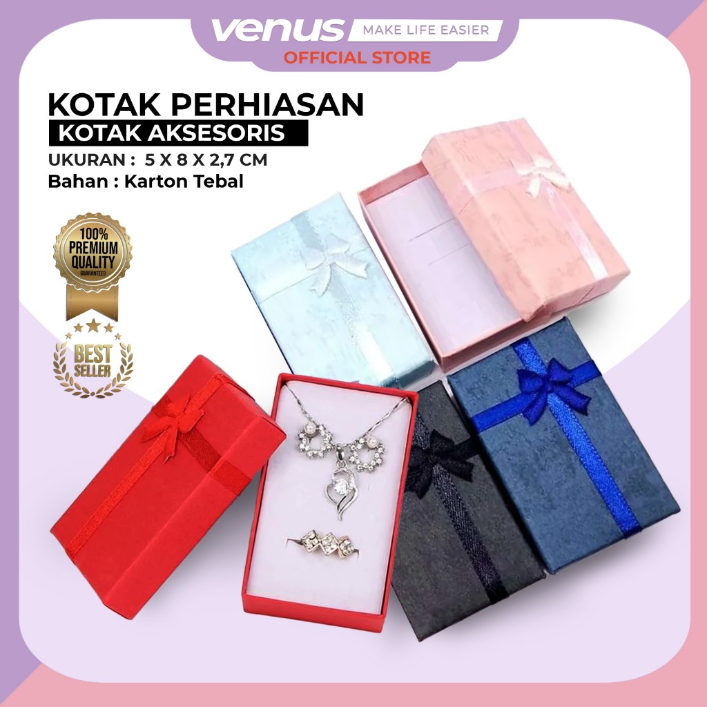 Jual Venusjkt Kotak Perhiasan Kotak Aksesoris Gelang Cincin Kalung