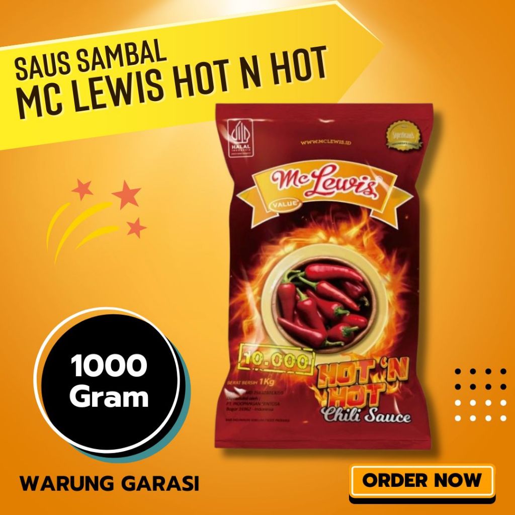 Jual Saus Pedas MC LEWIS HOT N HOT Shopee Indonesia