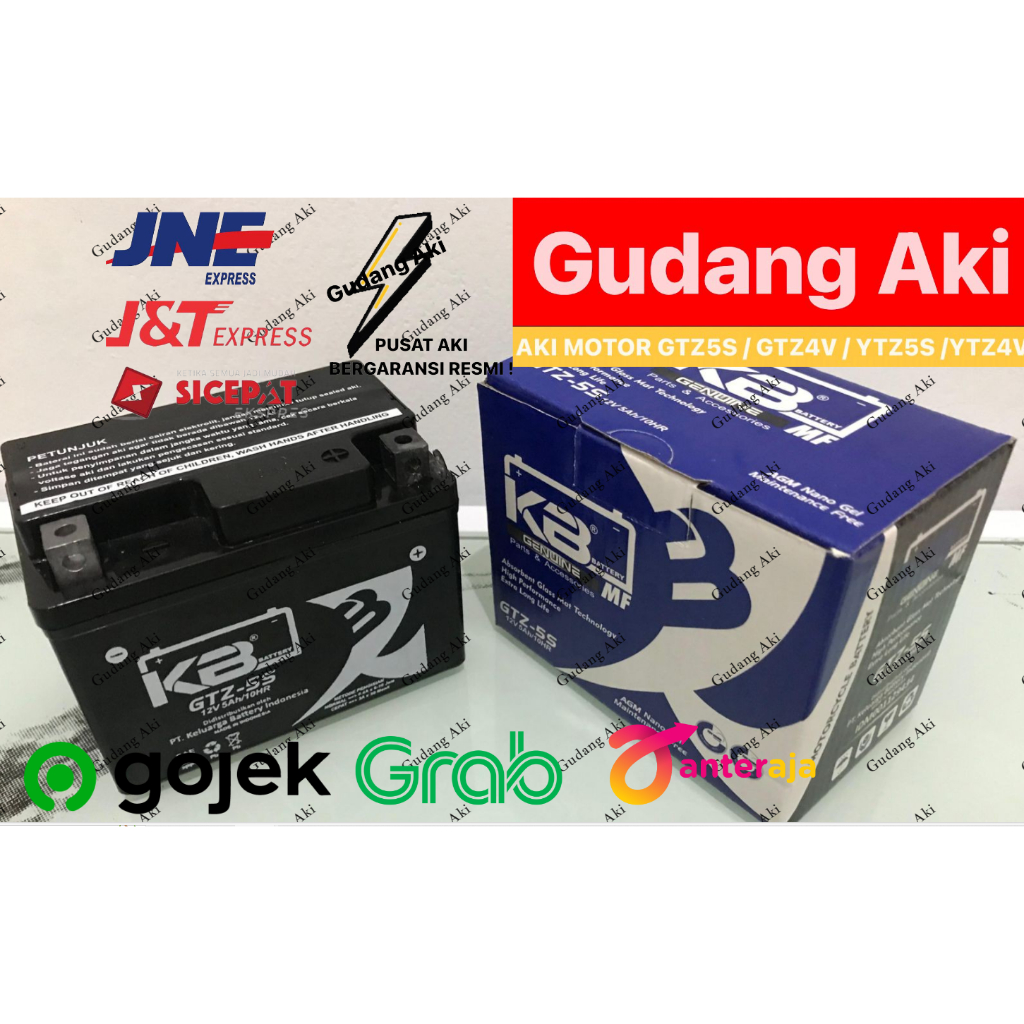 Jual Aki Motor KB Honda Beat Vario 110 Scoopy Supra X 125 Revo Spacy