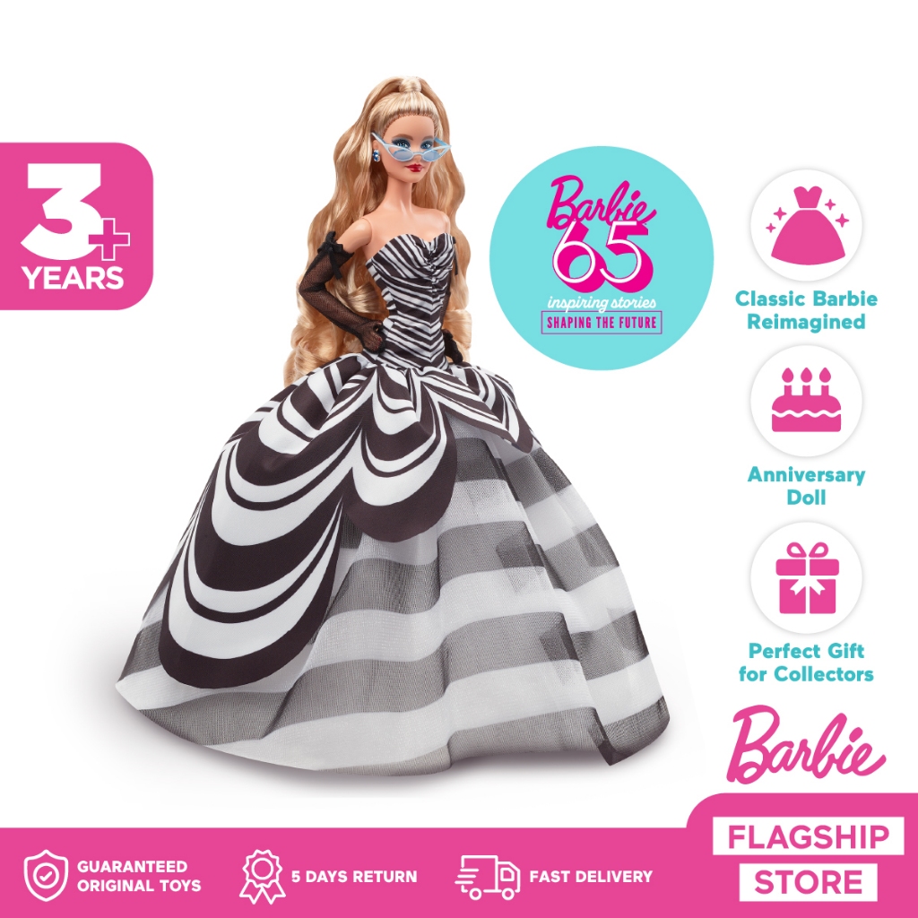 Jual Barbie Signature Th Anniversary Doll With Blonde Hair Mainan