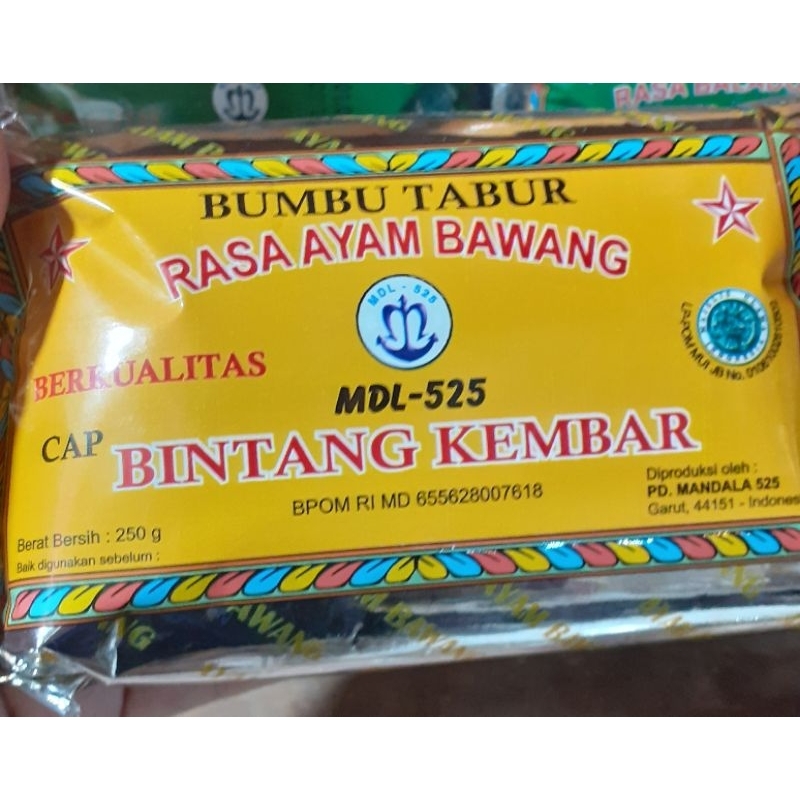 Jual Bumbu Atom Bumbu Tabur Cap Bintang Kembar Berkualitas Gram