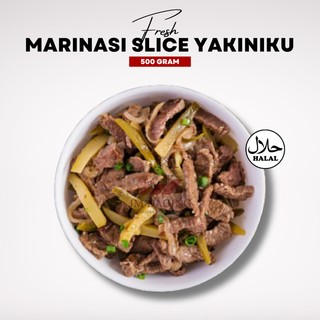 Jual Daging Slice Marinasi Yakiniku Halal 500gr Tangerang Shopee