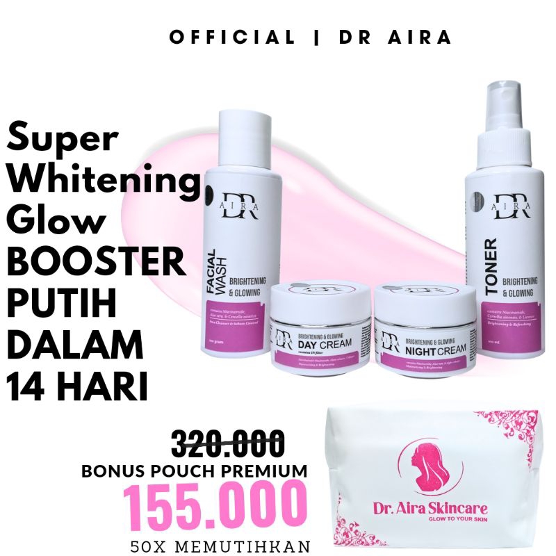 Jual Paket Skincare Cream Pemutih Wajah Glowing Glasskin