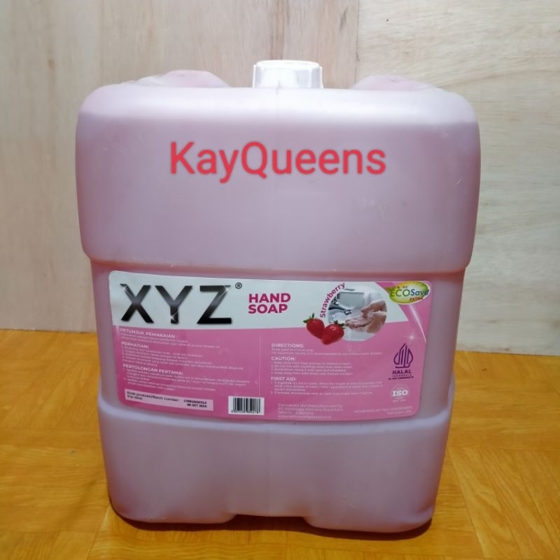 Jual Handsoap Sabun Cuci Tangan Xyz Isi Liter Ijin Kemenkes Shopee