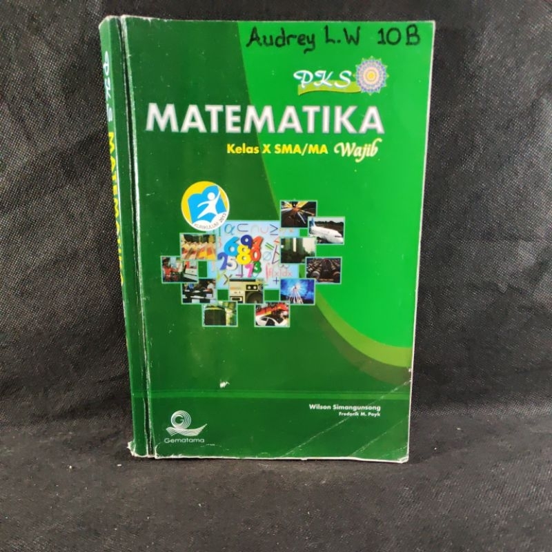 Jual Buku Matematika Wajib Kelas 10 X SMA Gematama Wilson