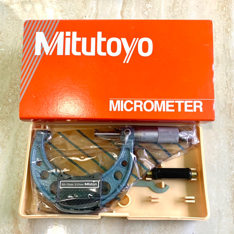 Jual Micrometer Mikrometer Manual 50 75 Mm 0 01 Mm Mitutoyo Japan