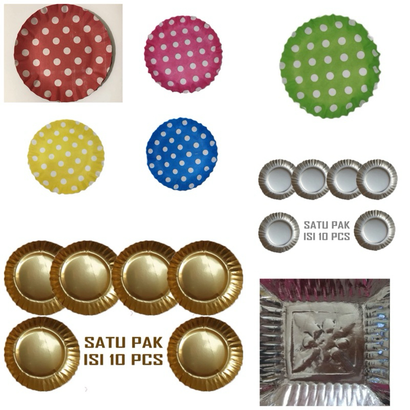 Jual 1 Pak Isi 10 Atau 12 Pcs PIRING KERTAS ULANG TAHUN BULAT