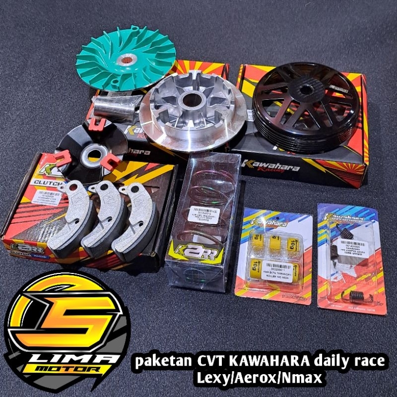 Jual Paketan Cvt Kawahara Daily Race Yamaha Lexy Aerox Nmax Old New