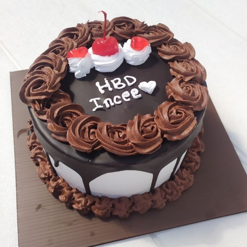 Jual ORDER H 2 KUE TART BLACK FOREST KUE ULANG TAHUN ANNIVERSARY