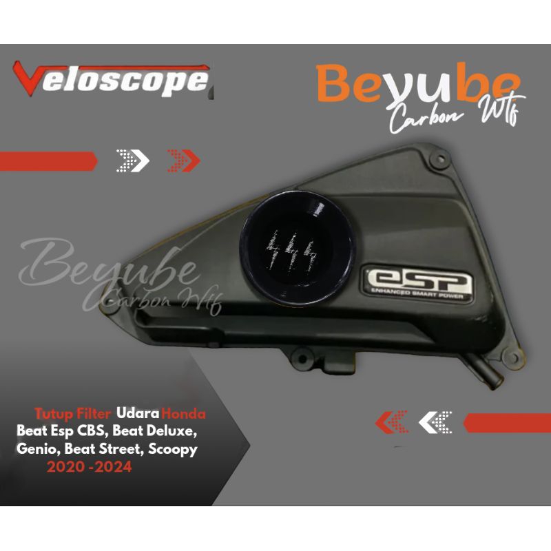 Jual Cover TUTUP Filter Veloscope PETIR Honda Beat Esp CBS Beat