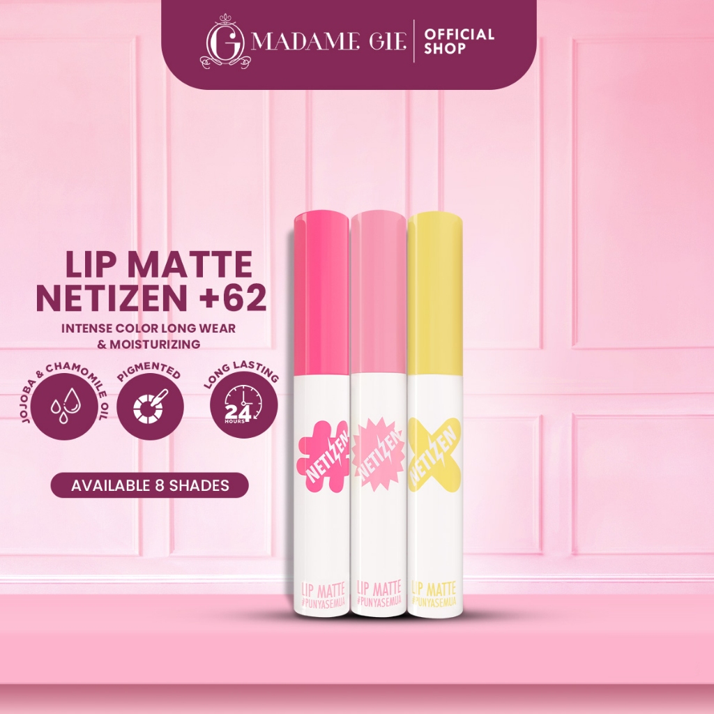 Jual Madame Gie Lip Matte Netizen Lipstik Tahan Lama Shopee