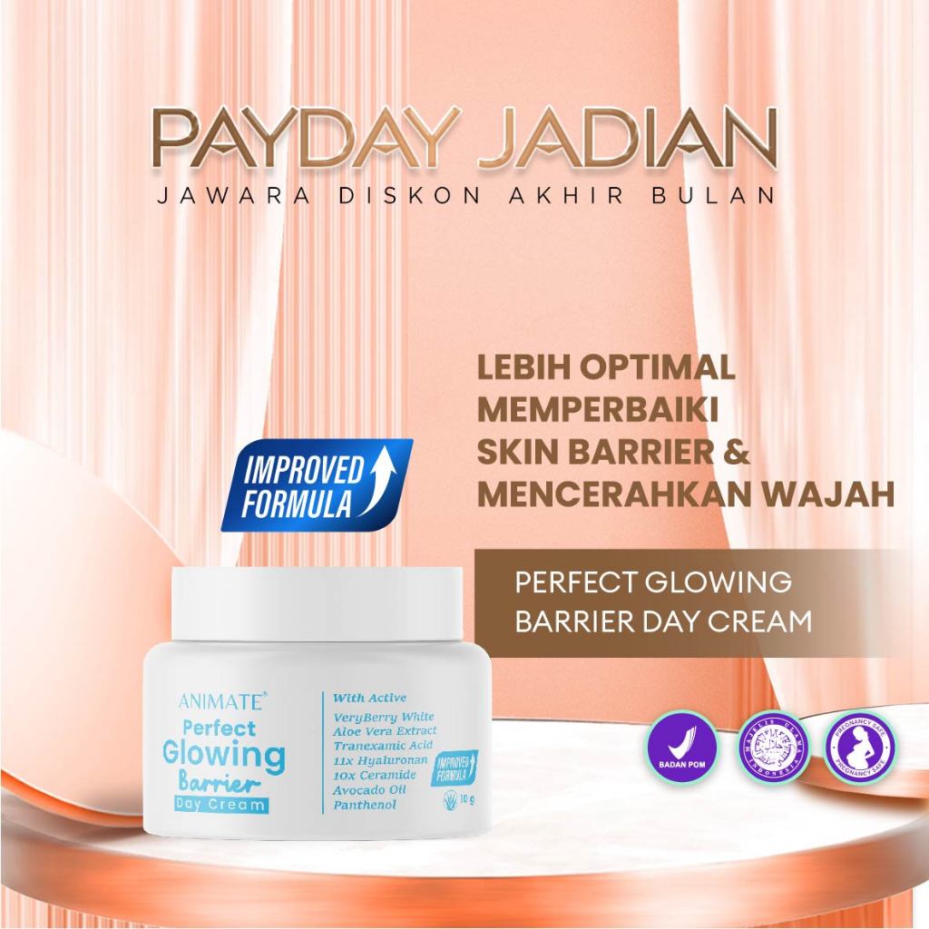 Jual Animate Perfect Glowing Barrier Day Cream Gr Shopee Indonesia