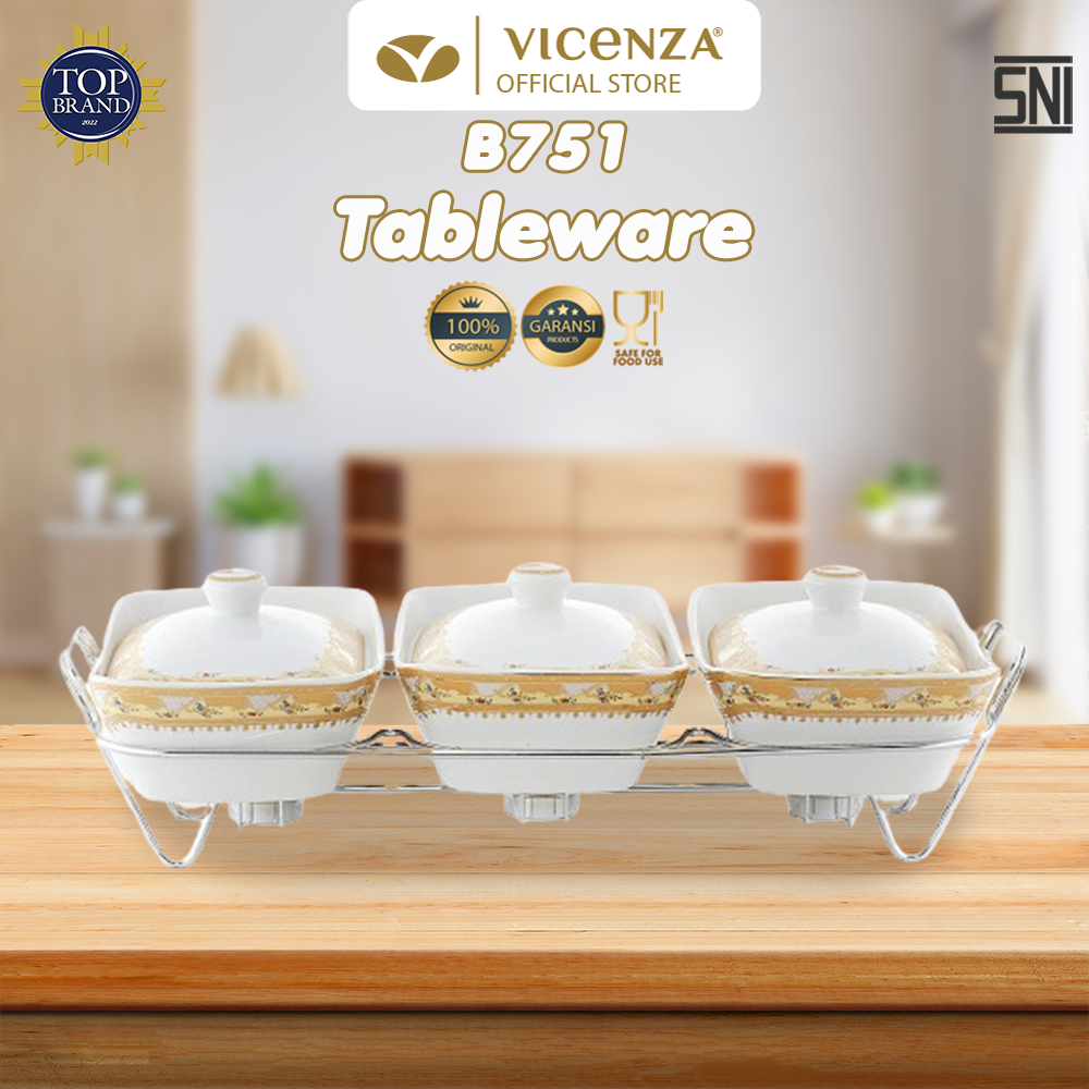 Jual Vicenza Casserole With Rack Wadah Saji Makanan Snack B