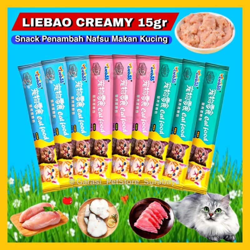 Jual Gpss Liebao Creamy Snack Kucing G Cemilan Kucing Kitten Adult