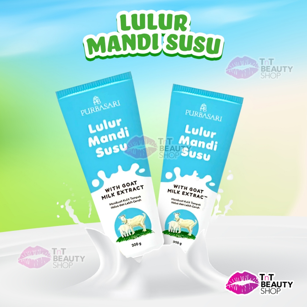 Jual Purbasari Lulur Mandi Susu Tube 200 Gr Lulur Pemutih Whitening