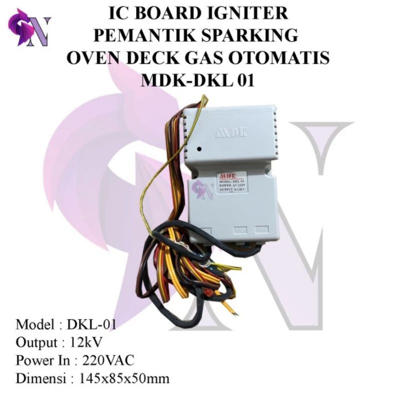 Jual Modul Pemantik Gas Oven Deck Controller IC Board MDK DKL 01 Putih