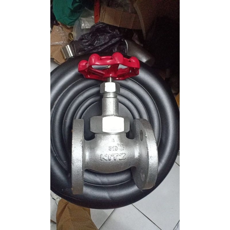 Jual Globe Valve Kitz Flange 1 Inch 20k Shopee Indonesia