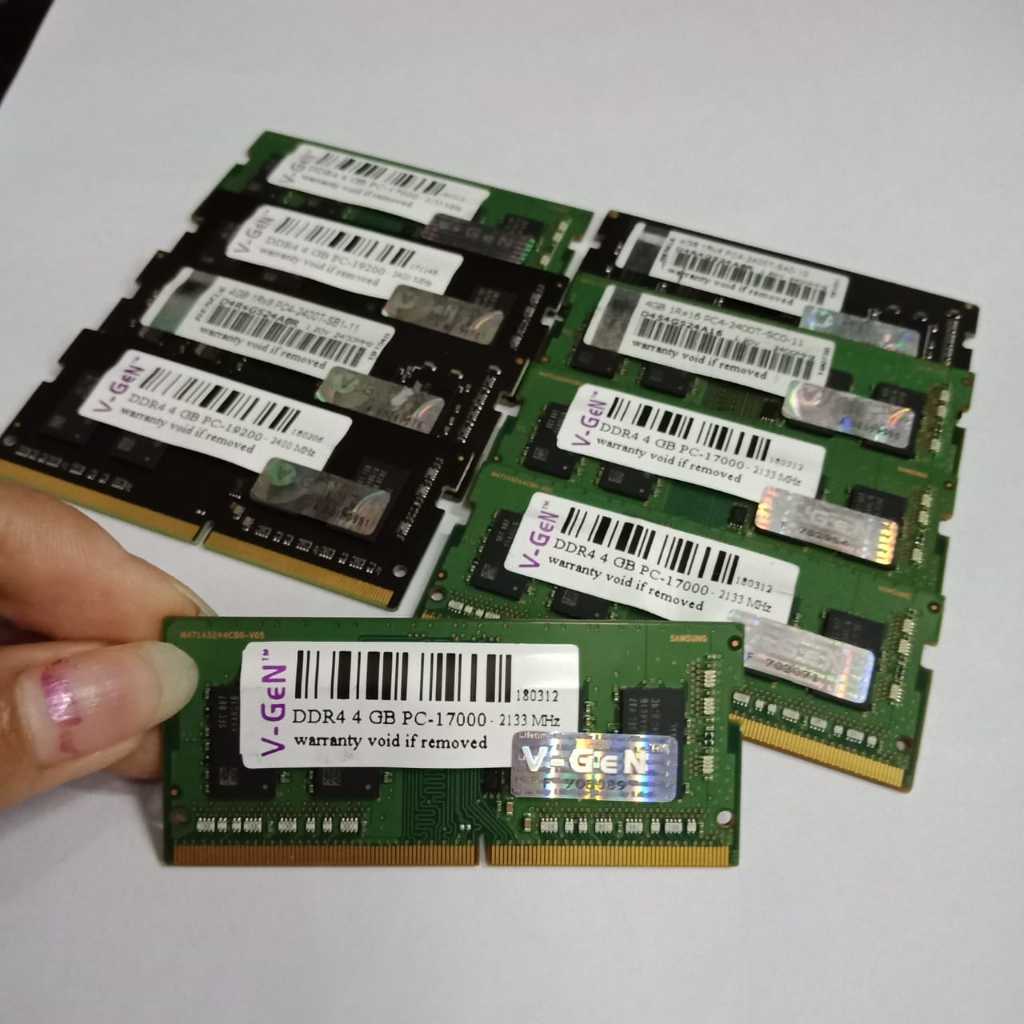 Jual Ram Memory Sodim Laptop Ddr4 4gb Pc4 2400t 1Rx16 V Gen