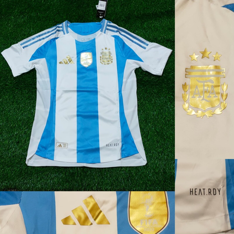 Jual Baju Bola Argentina Home Player Issue Piala Copa Jersey