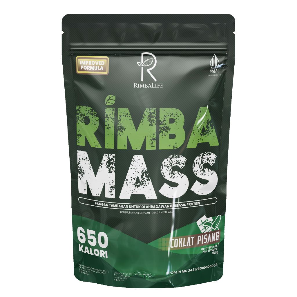 Jual Rimbalife Rimba Mass Gainer 2 Lbs 900 Gram Susu Protein Bulking