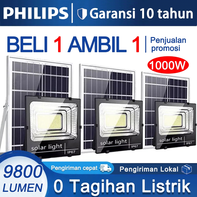 Jual Philips Lampu Tenaga Surya Outdoor Otomatis Lampu Solar Panel