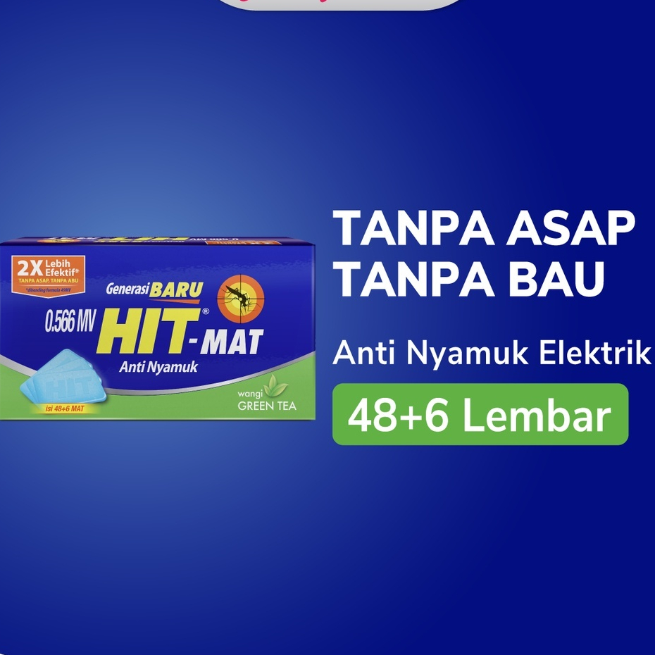 Jual Hit Mat Green Tea S Obat Nyamuk Elektrik Bunuh Nyamuk