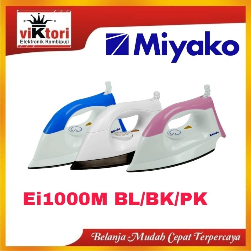 Jual Miyako Ei M Pk Bk Bl Setrika Listrik Setrika Kering