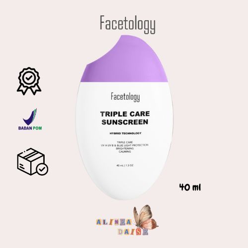 Jual Ready Stock Facetology Triple Care Sunscreen Spf Pa Ml