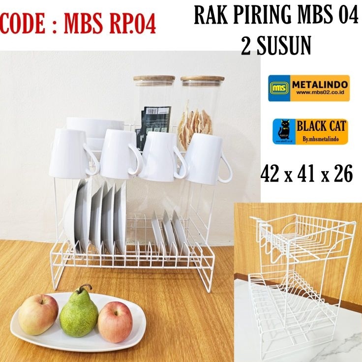 Jual GROSIR Rak Piring Gelas Besi MBS Rak Dapur Rak Serbaguna Rak